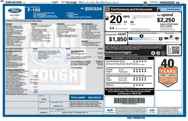 2017 Ford F-150 XLT