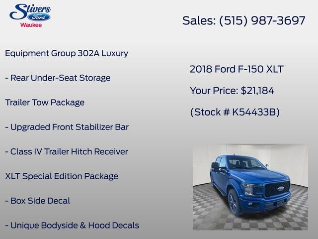 2018 Ford F-150 XLT