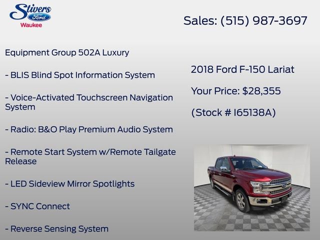 2018 Ford F-150 Lariat