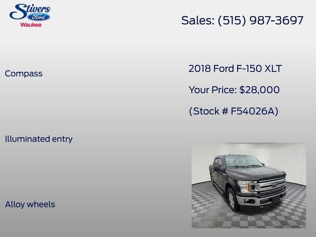 2018 Ford F-150 XLT