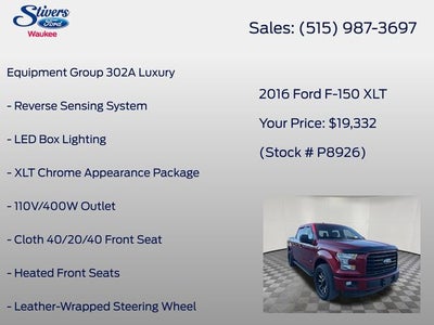 2016 Ford F-150 XLT