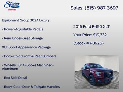 2016 Ford F-150 XLT