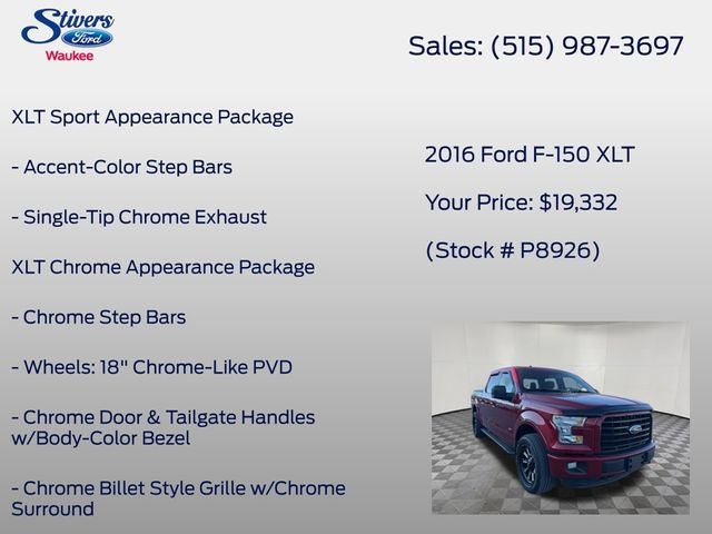 2016 Ford F-150 XLT