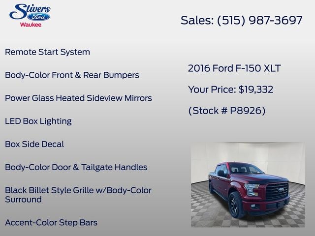 2016 Ford F-150 XLT