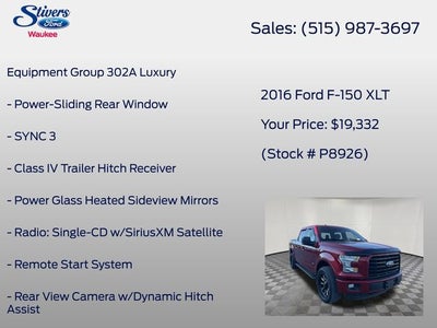 2016 Ford F-150 XLT