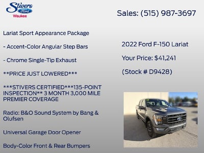 2022 Ford F-150 Lariat