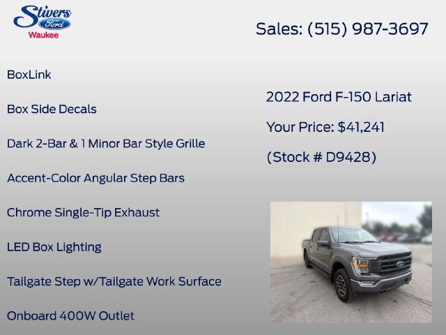 2022 Ford F-150 Lariat