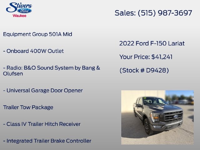 2022 Ford F-150 Lariat