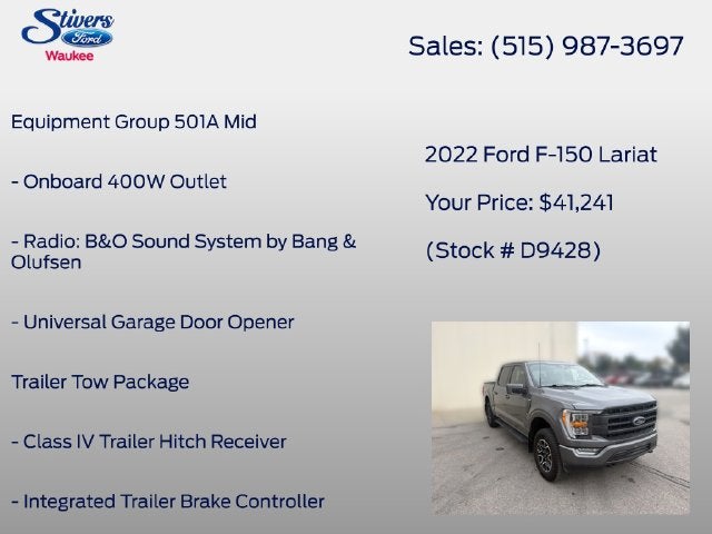 2022 Ford F-150 Lariat