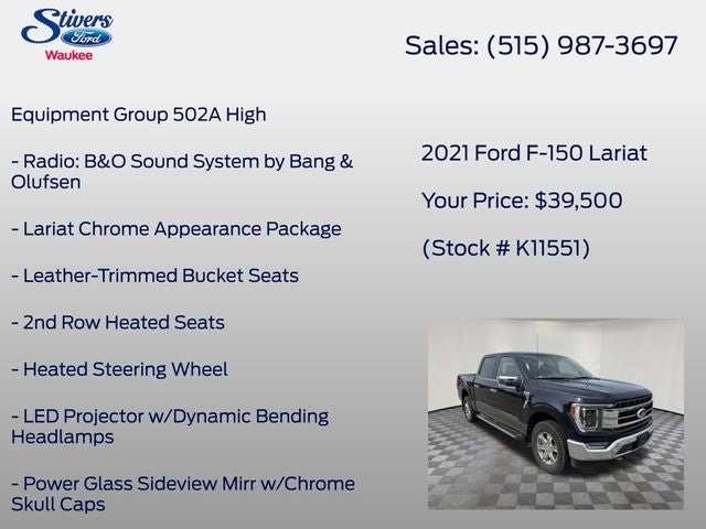 2021 Ford F-150 Lariat