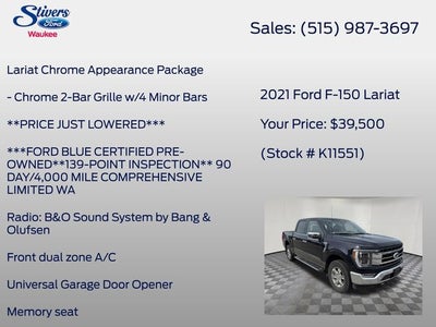 2021 Ford F-150 Lariat