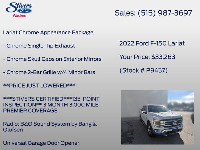 2022 Ford F-150 Lariat