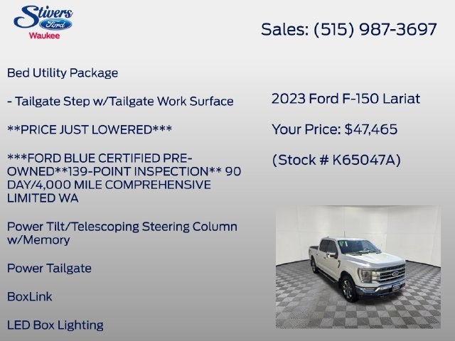 2023 Ford F-150 Lariat