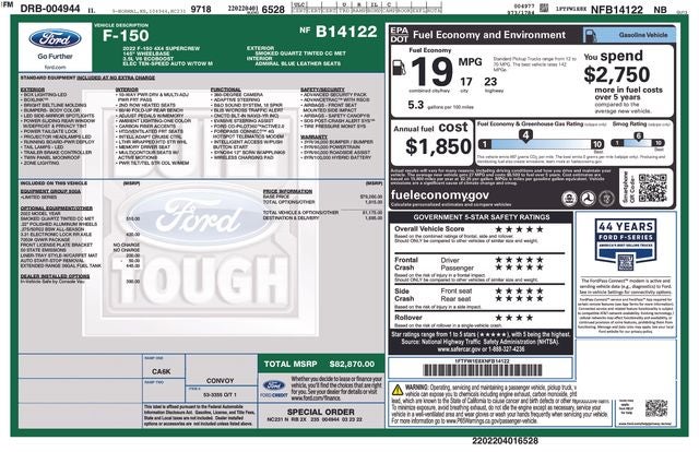 2022 Ford F-150 Limited