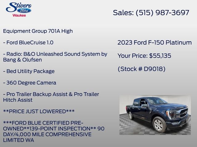 2023 Ford F-150 Platinum