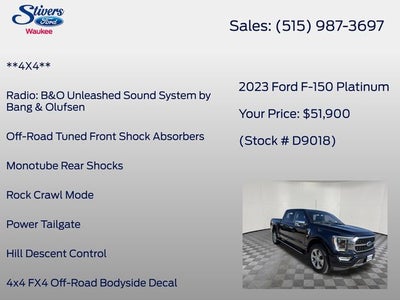 2023 Ford F-150 Platinum