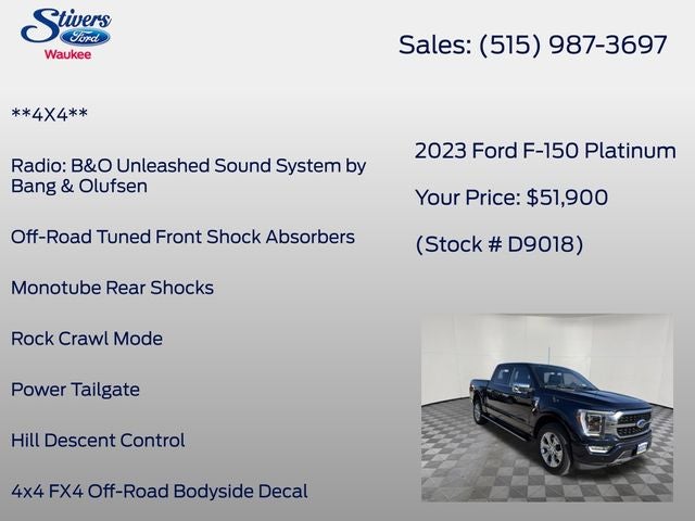 2023 Ford F-150 Platinum