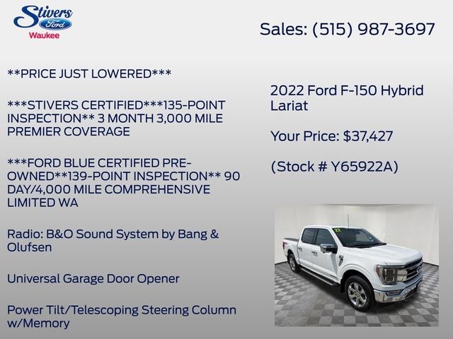 2022 Ford F-150 Lariat