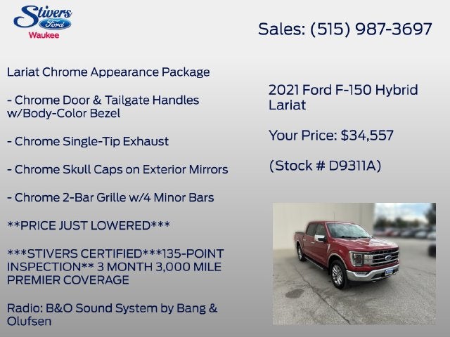 2021 Ford F-150 Lariat