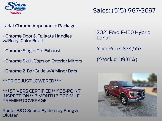 2021 Ford F-150 Lariat