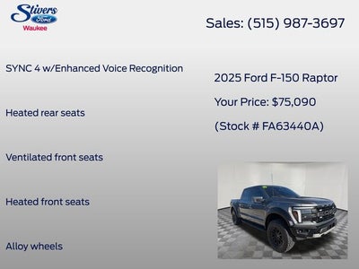 2025 Ford F-150 Raptor