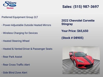 2022 Chevrolet Corvette Stingray 2LT