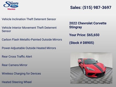 2022 Chevrolet Corvette Stingray 2LT