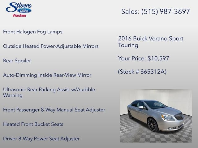 2016 Buick Verano Sport Touring Group