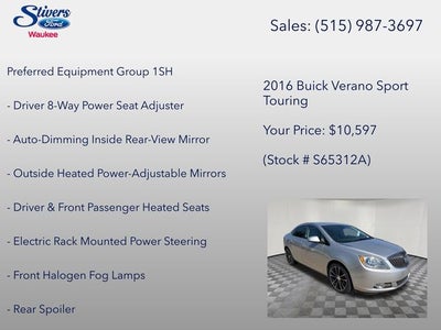 2016 Buick Verano Sport Touring Group