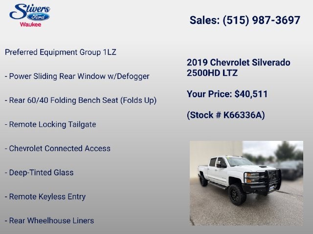 2019 Chevrolet Silverado 2500HD LTZ