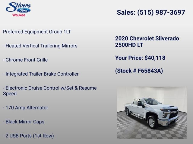 2020 Chevrolet Silverado 2500HD LT