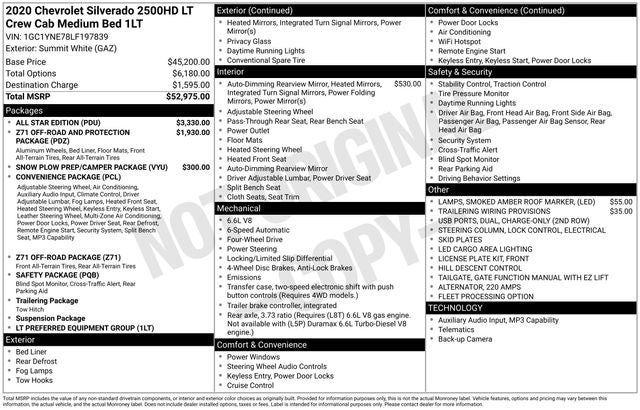 2020 Chevrolet Silverado 2500HD LT