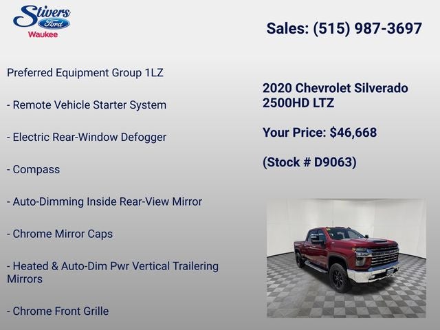 2020 Chevrolet Silverado 2500HD LTZ