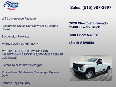 2020 Chevrolet Silverado 2500HD Work Truck