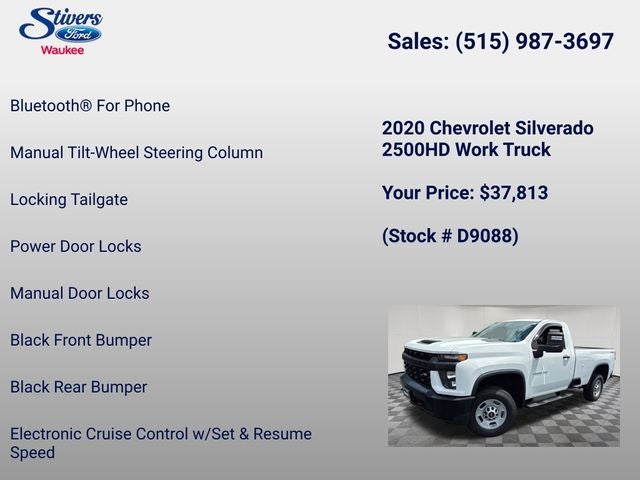 2020 Chevrolet Silverado 2500HD Work Truck