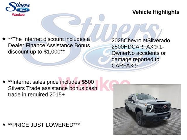 2025 Chevrolet Silverado 2500HD ZR2