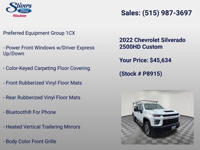 2022 Chevrolet Silverado 2500HD Custom