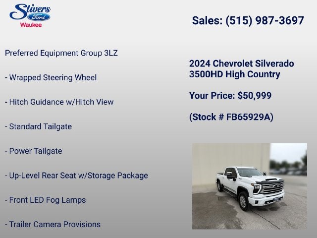 2024 Chevrolet Silverado 3500HD High Country