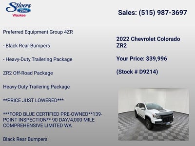 2022 Chevrolet Colorado ZR2