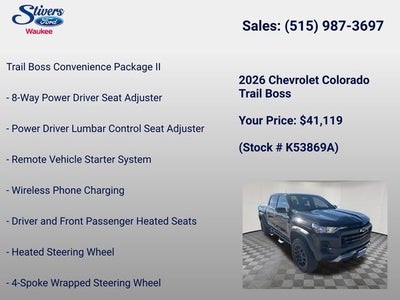 2026 Chevrolet Colorado Trail Boss