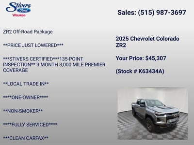 2025 Chevrolet Colorado ZR2