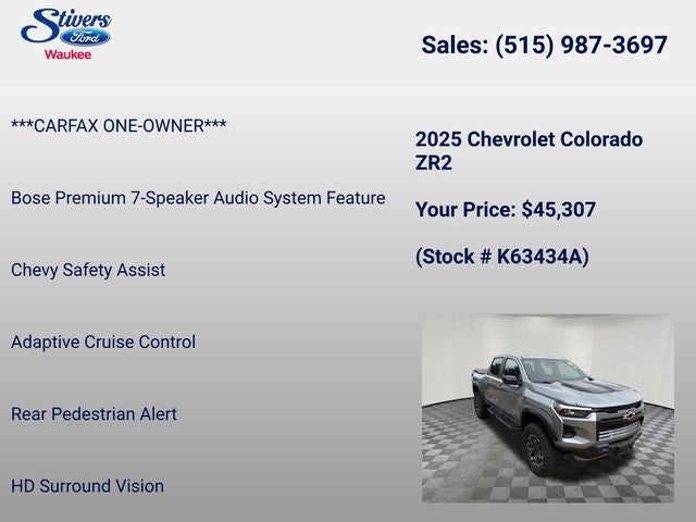 2025 Chevrolet Colorado ZR2