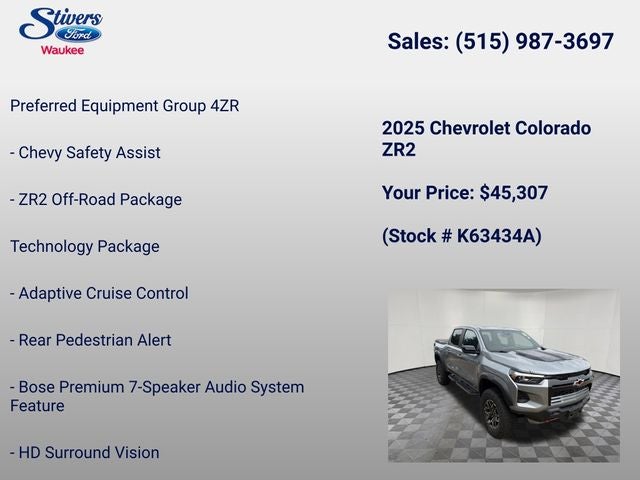 2025 Chevrolet Colorado ZR2