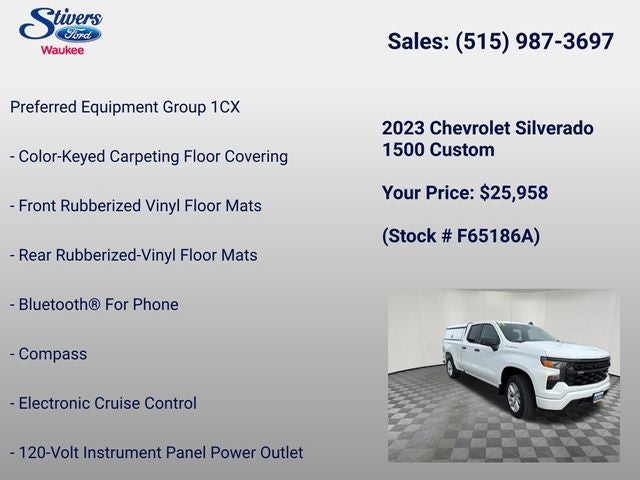 2023 Chevrolet Silverado 1500 Custom