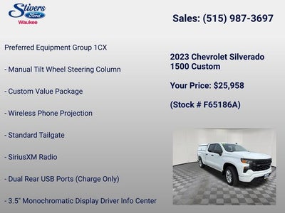2023 Chevrolet Silverado 1500 Custom