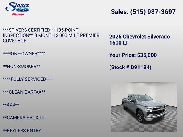 2025 Chevrolet Silverado 1500 LT