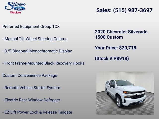 2020 Chevrolet Silverado 1500 Custom