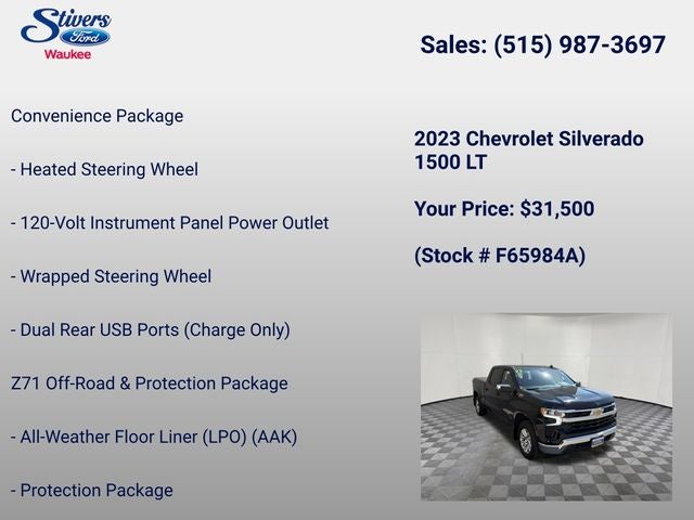 2023 Chevrolet Silverado 1500 LT