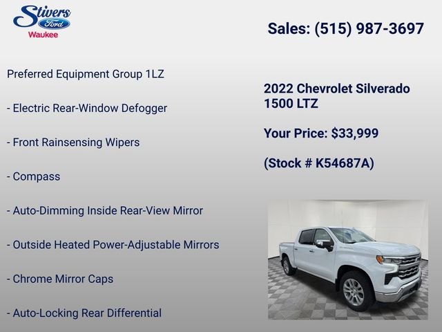 2022 Chevrolet Silverado 1500 LTZ