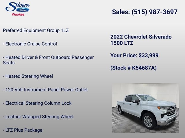 2022 Chevrolet Silverado 1500 LTZ